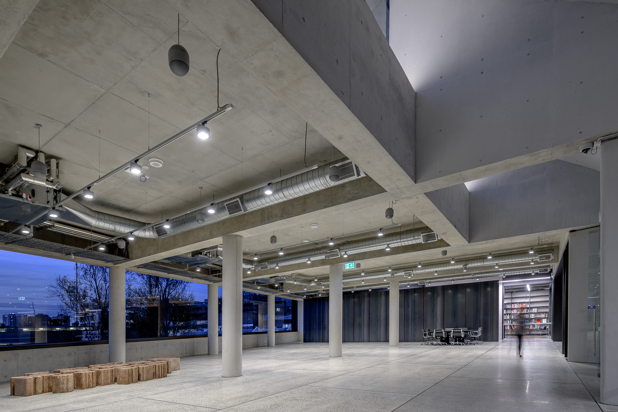 dangrove function room exposed concrete services