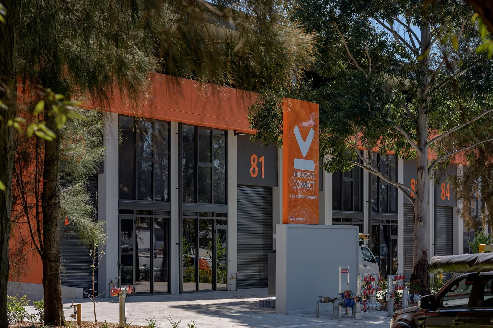 kingsgrove connect unit 81 warehouse frontage kingsgrove connect unit 81 warehouse frontage