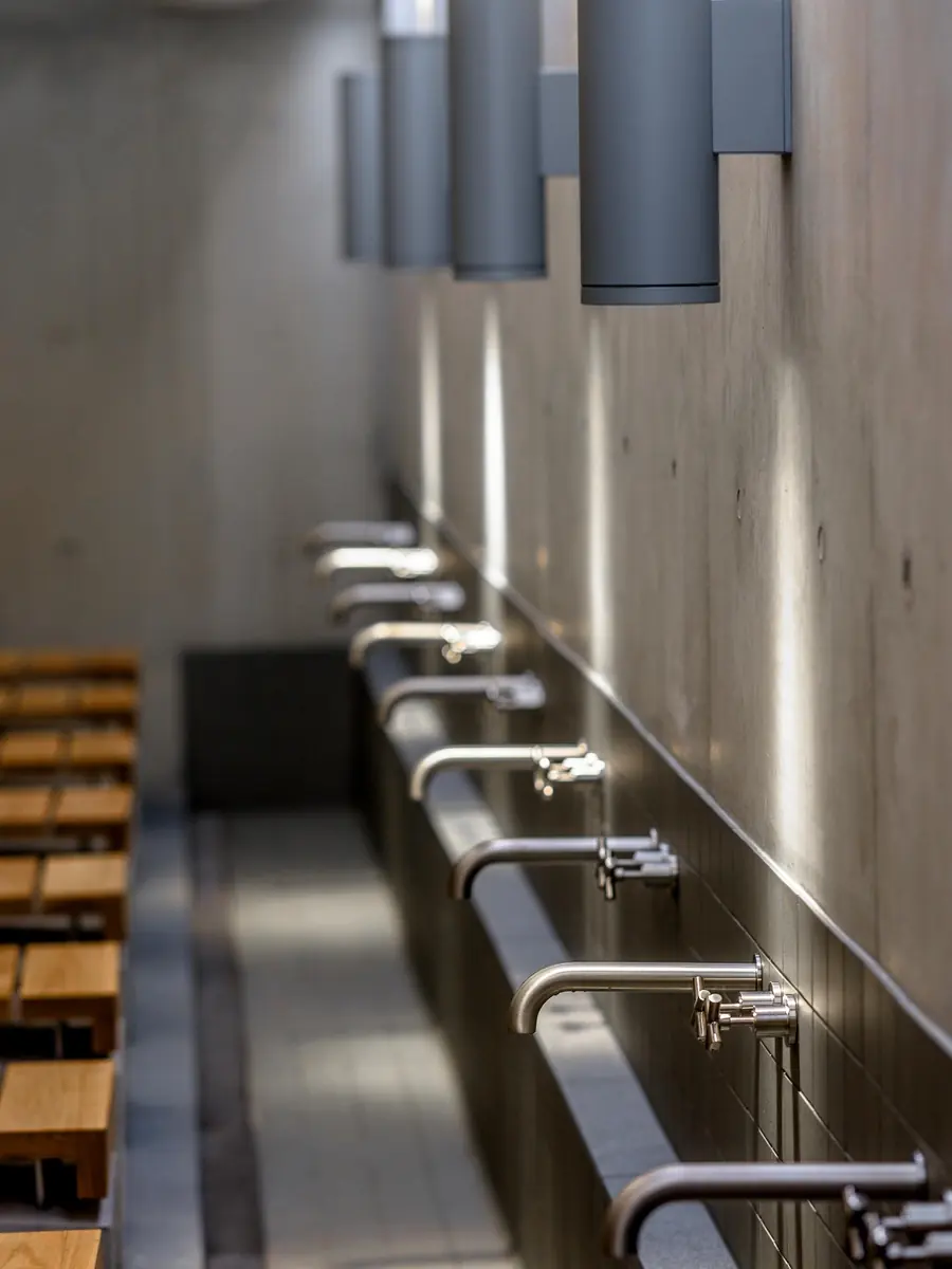 punchbowl mosque sydney ablution taps lighting detail 02 punchbowl mosque sydney ablution taps lighting detail 02