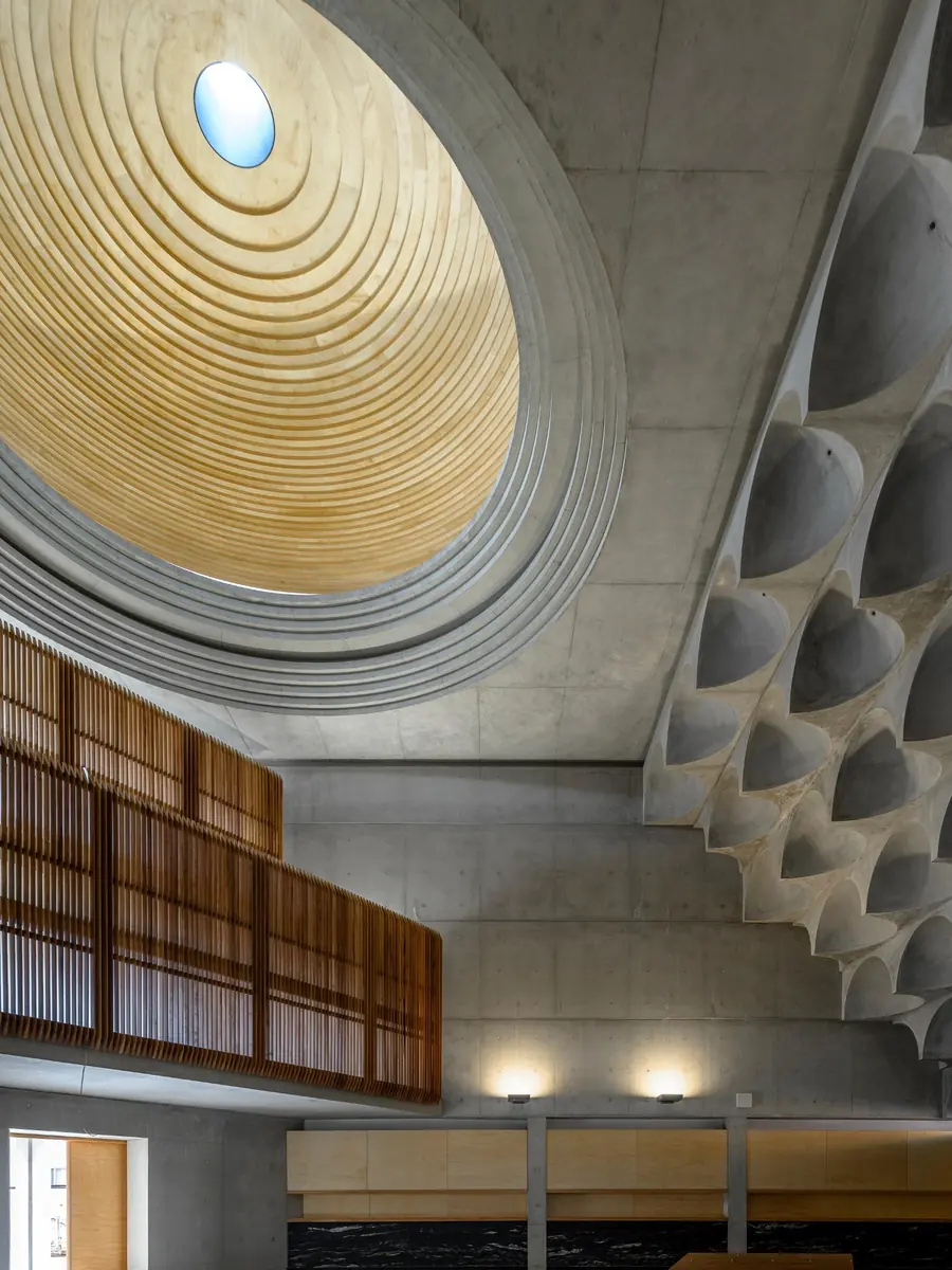 punchbowl mosque sydney dome concrete ceiling view 03 punchbowl mosque sydney dome concrete ceiling view 03