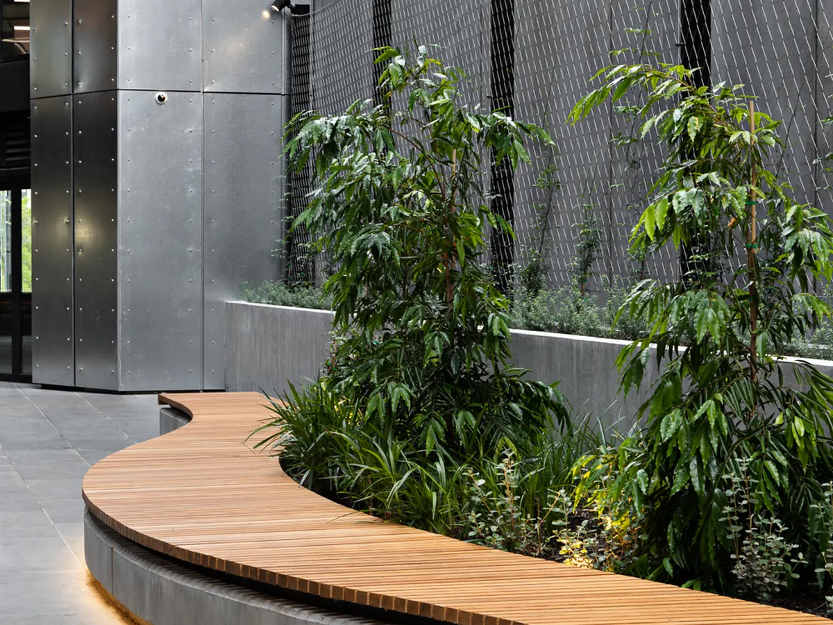 scape lincoln square melbourne courtyard bench landscape 01