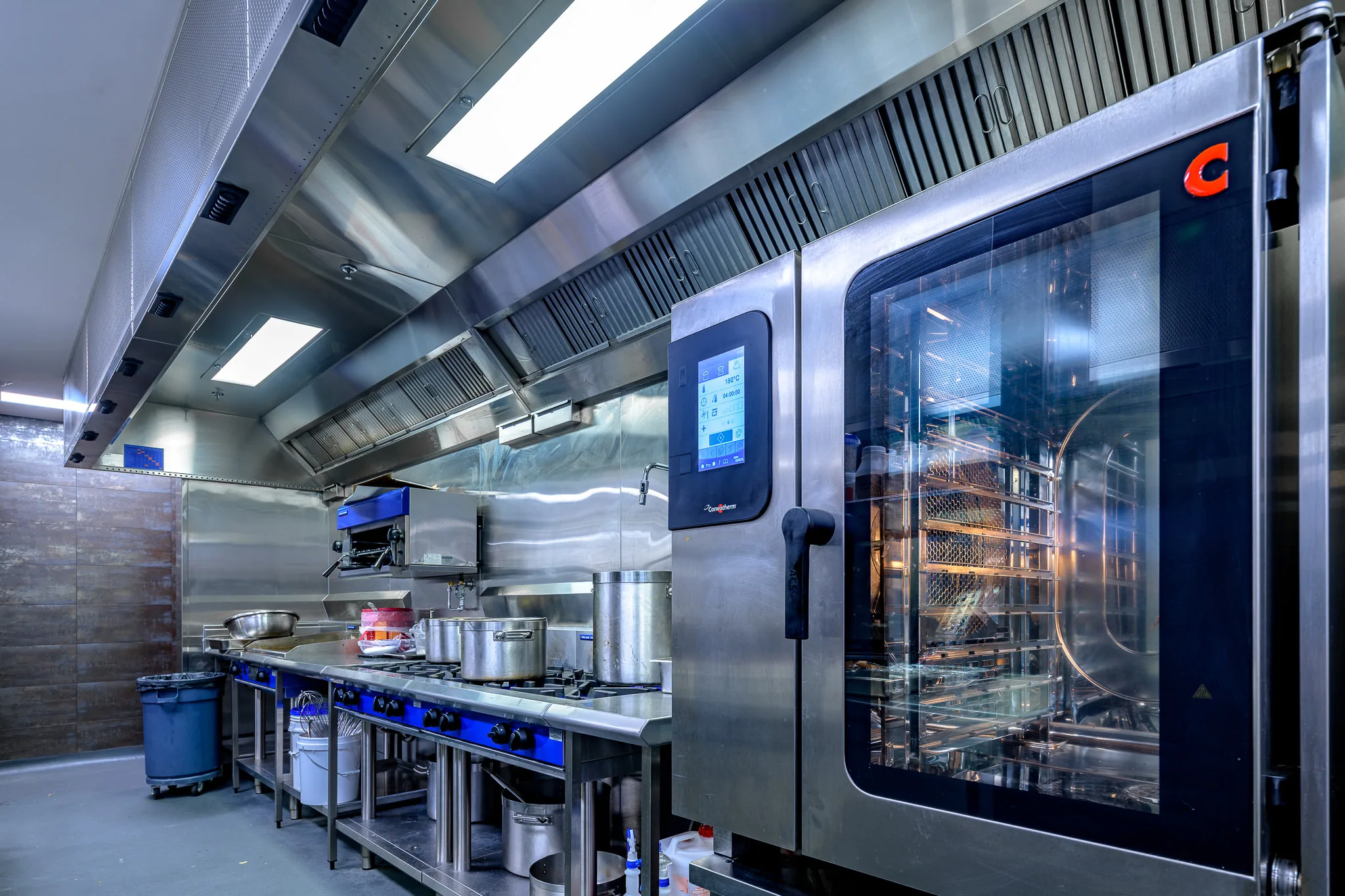 bankstown rsl sydney commercial construction commercial kitchen oven area