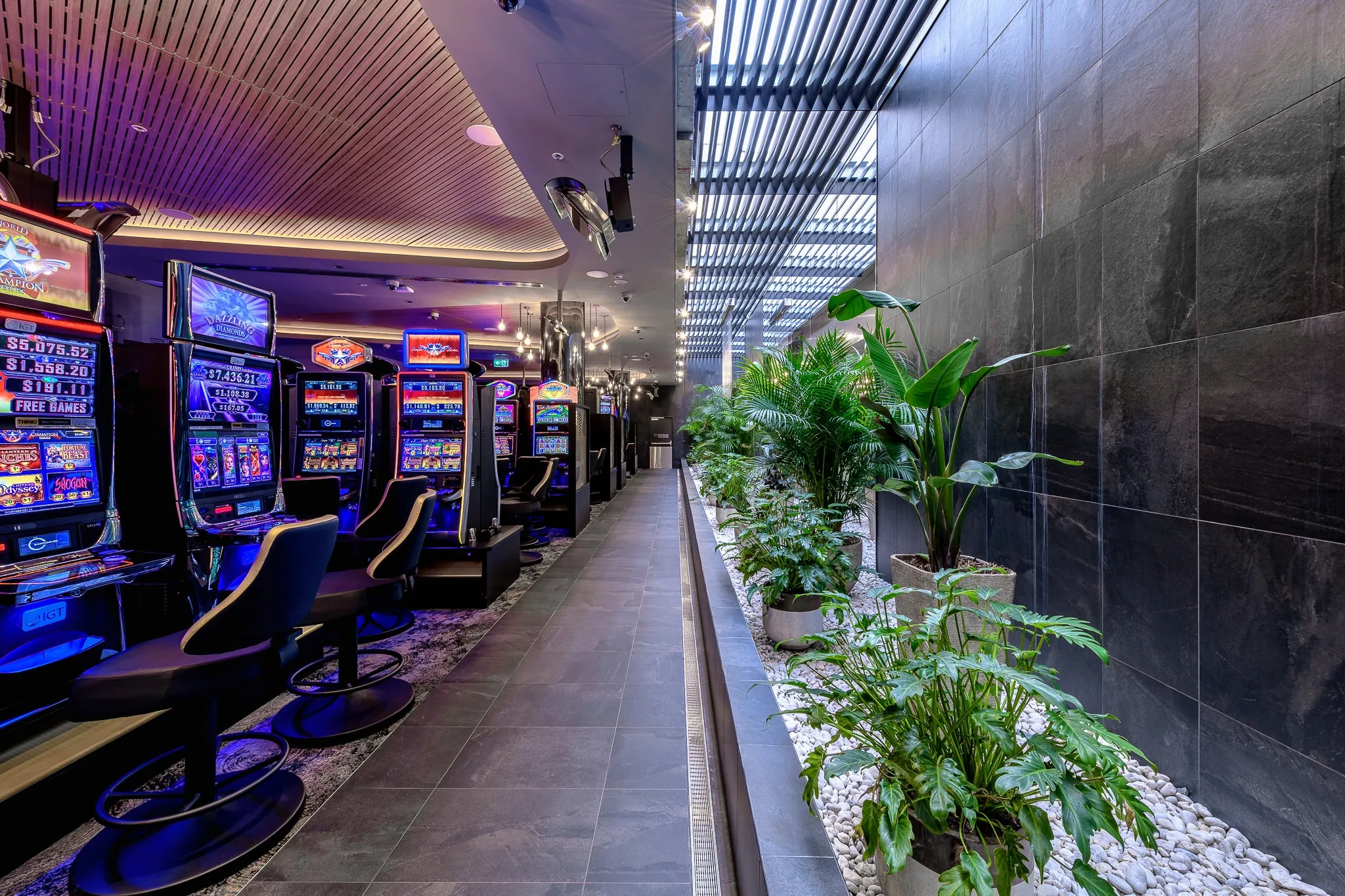 bankstown rsl sydney commercial construction gaming area landscape corridor