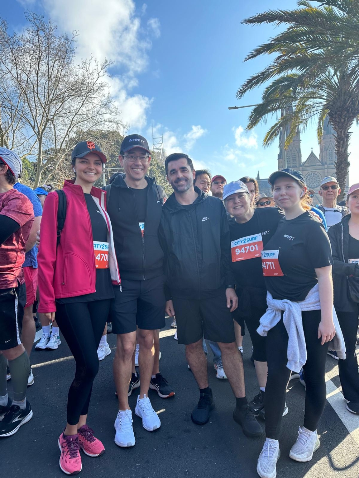 Infinity Charity Infinity Constructions Raising Funds for Charity - Sydney City2Surf ...