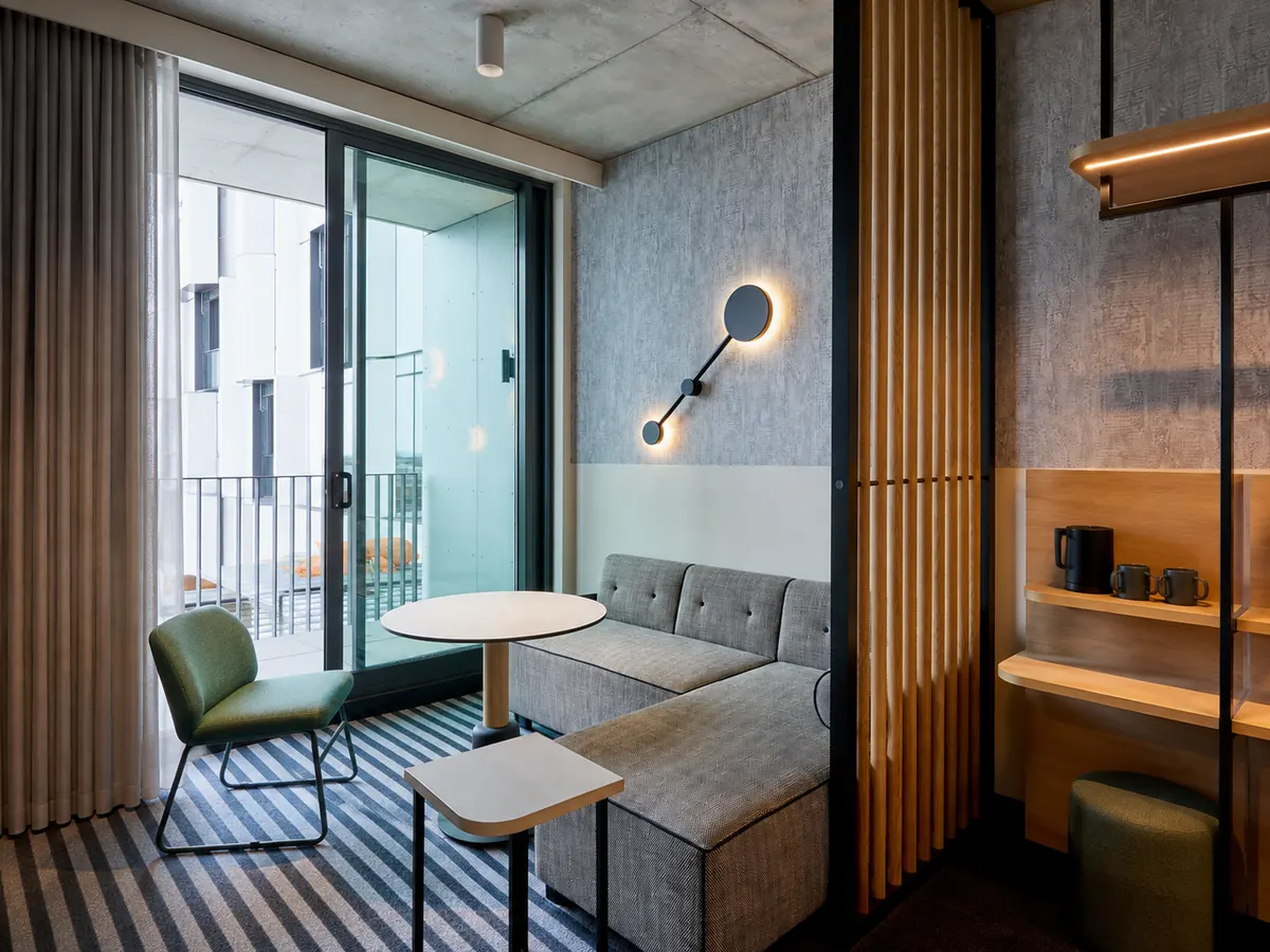 atura hotel sydney lounge balcony interior