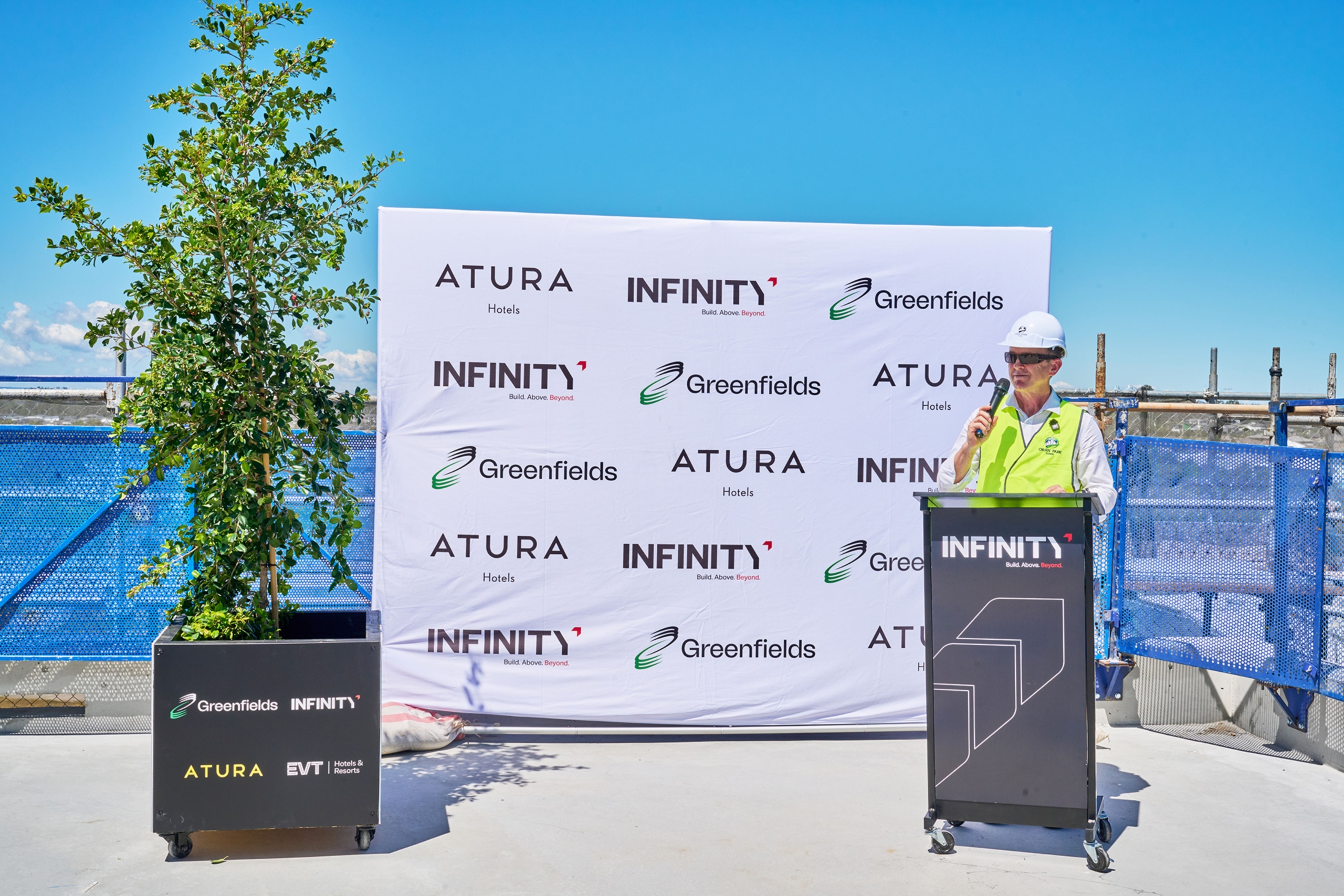 Atura Hotel Oran Park Topping Out Ceremony Presentation Atura Hotel Oran Park under construction by Infinity Constructions