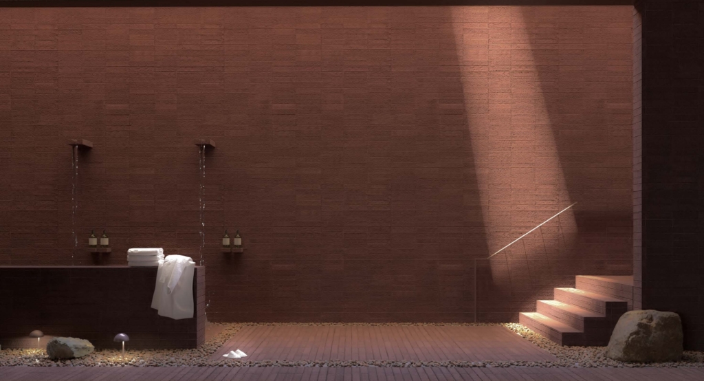 render of minimalist wellness interiors for new Sense of Self flagship centre