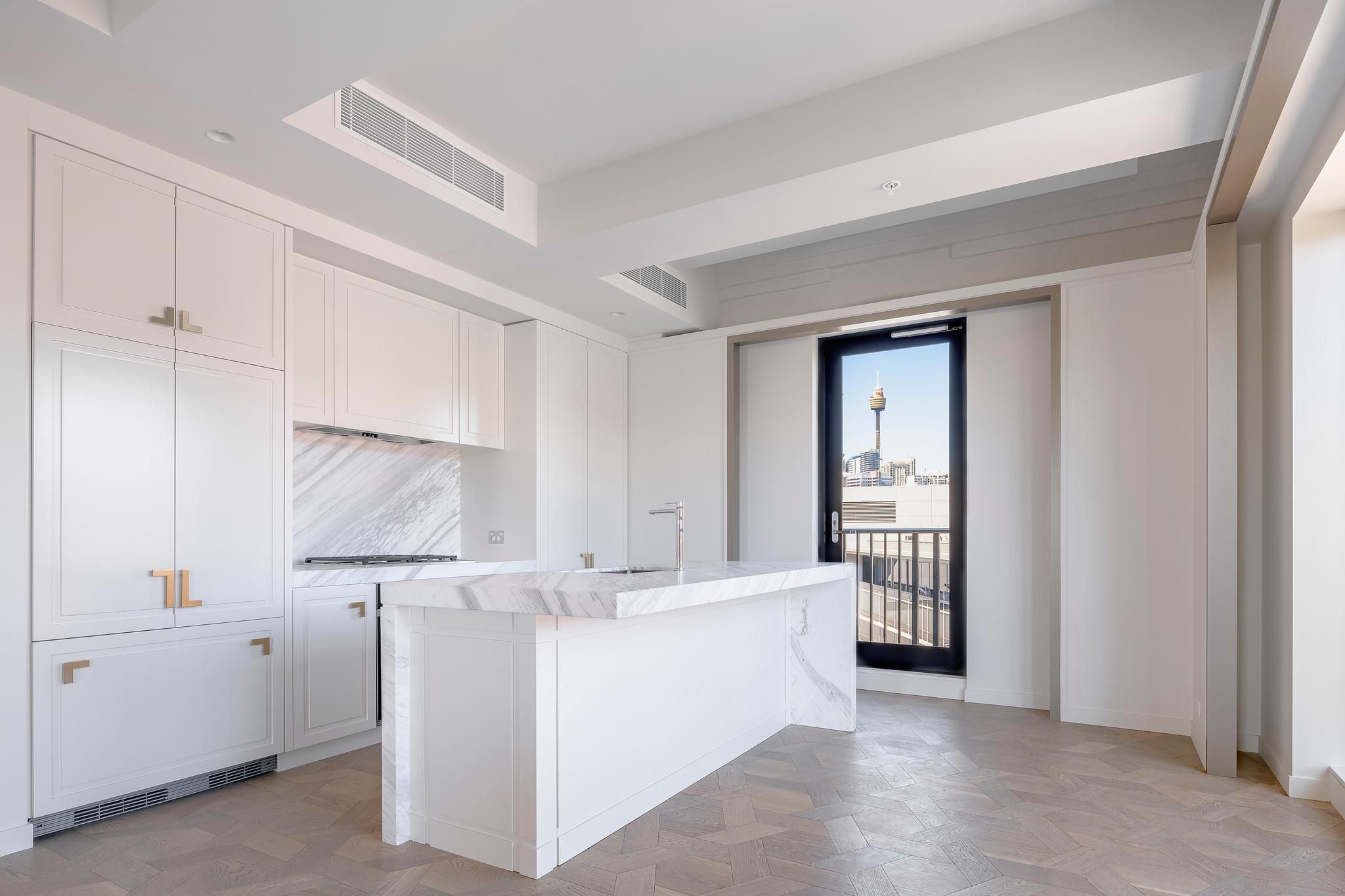 Student accommodation construction project interior