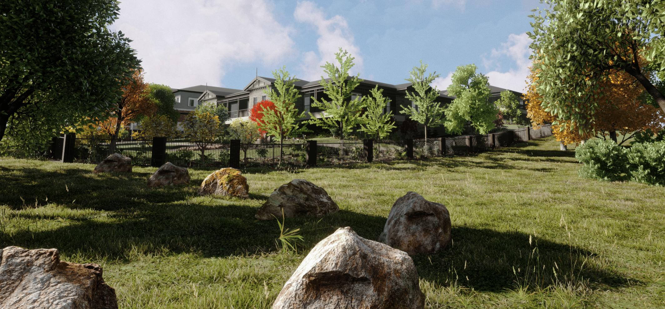 Embracia Kyneton streetscape architectural visualisation