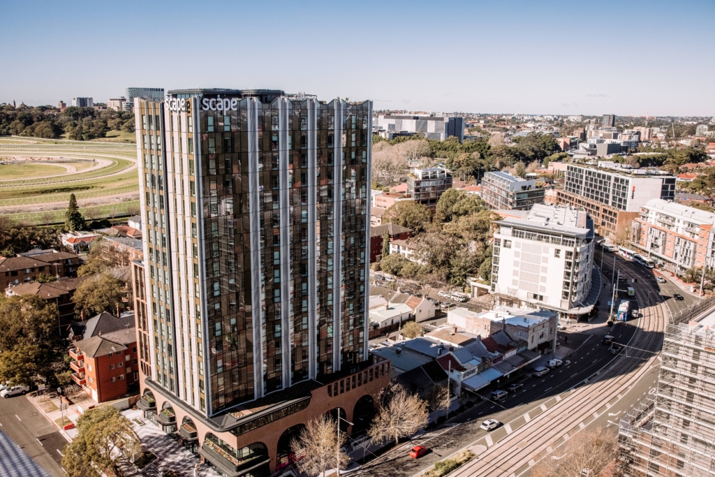 Scape Kensington Student Accommodation Project Aerial Photo