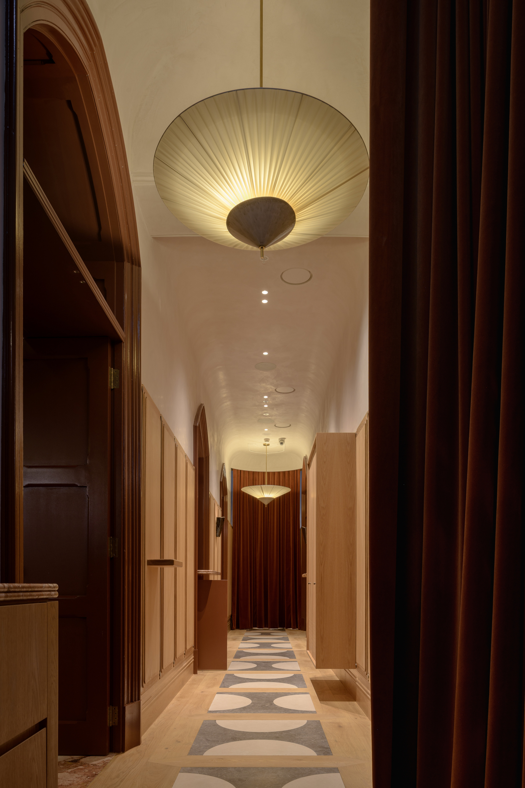 Historic interior architecture integrated into the Privé Melbourne fit-out