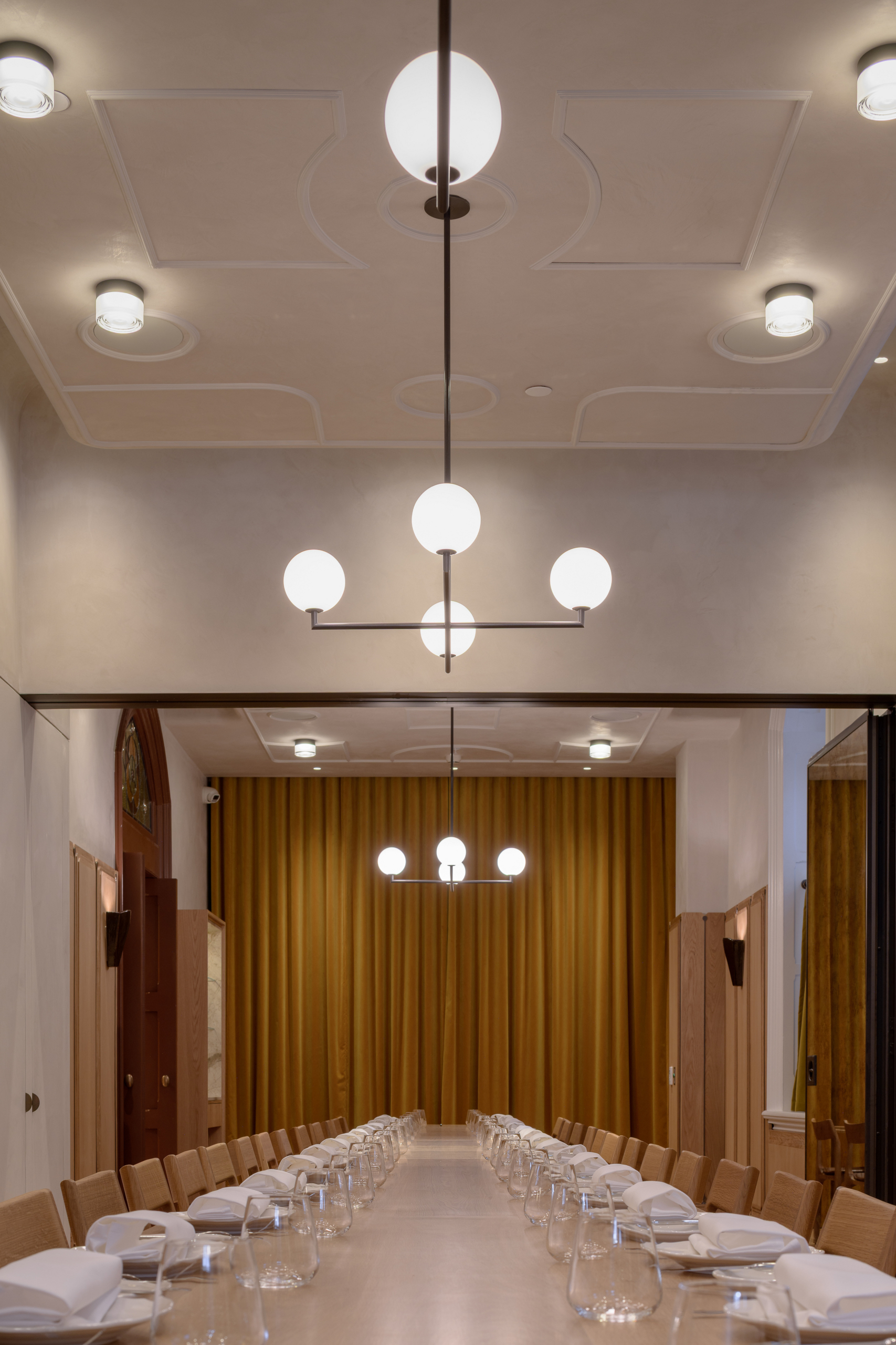 Contemporary hospitality fit-out inside the former Melbourne Safe Deposit Building