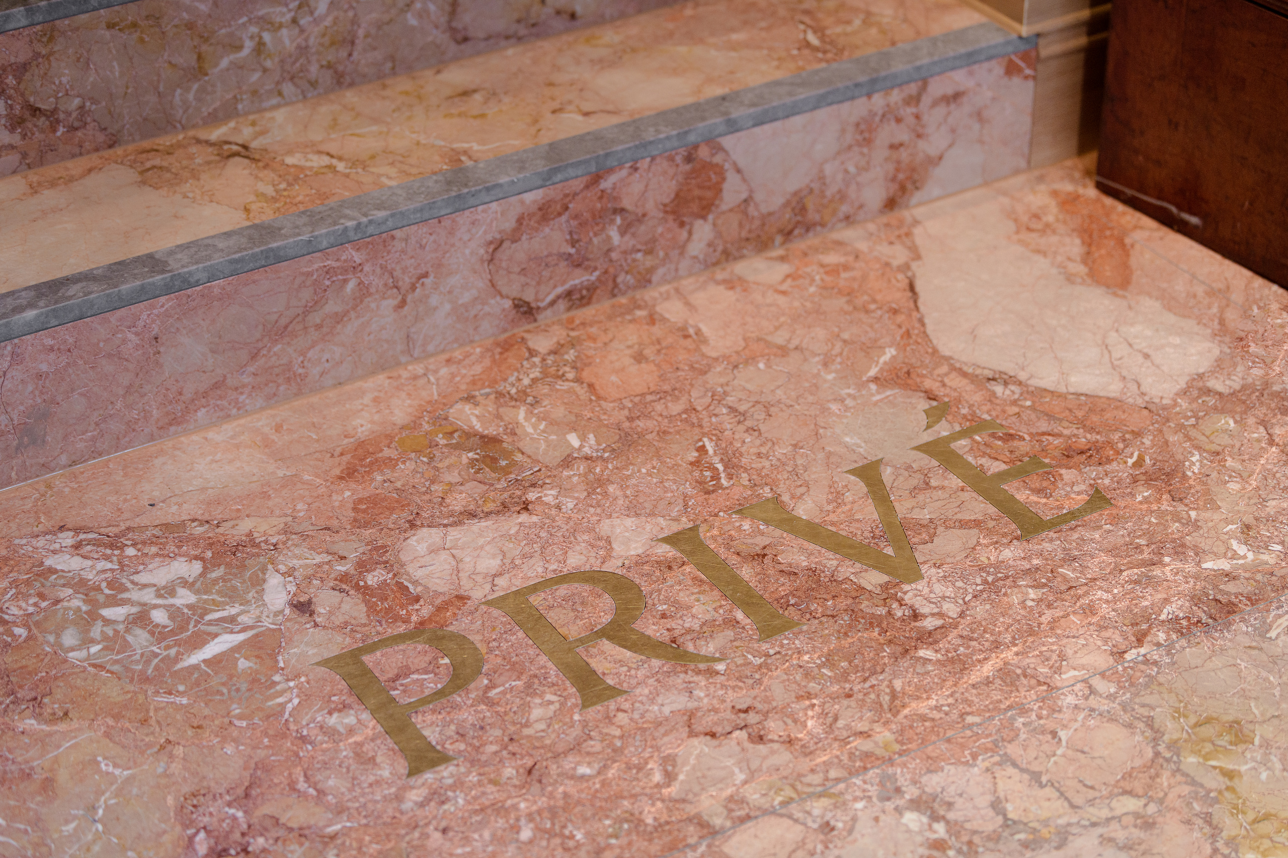 Historic interior architecture integrated into the Privé Melbourne fit-out