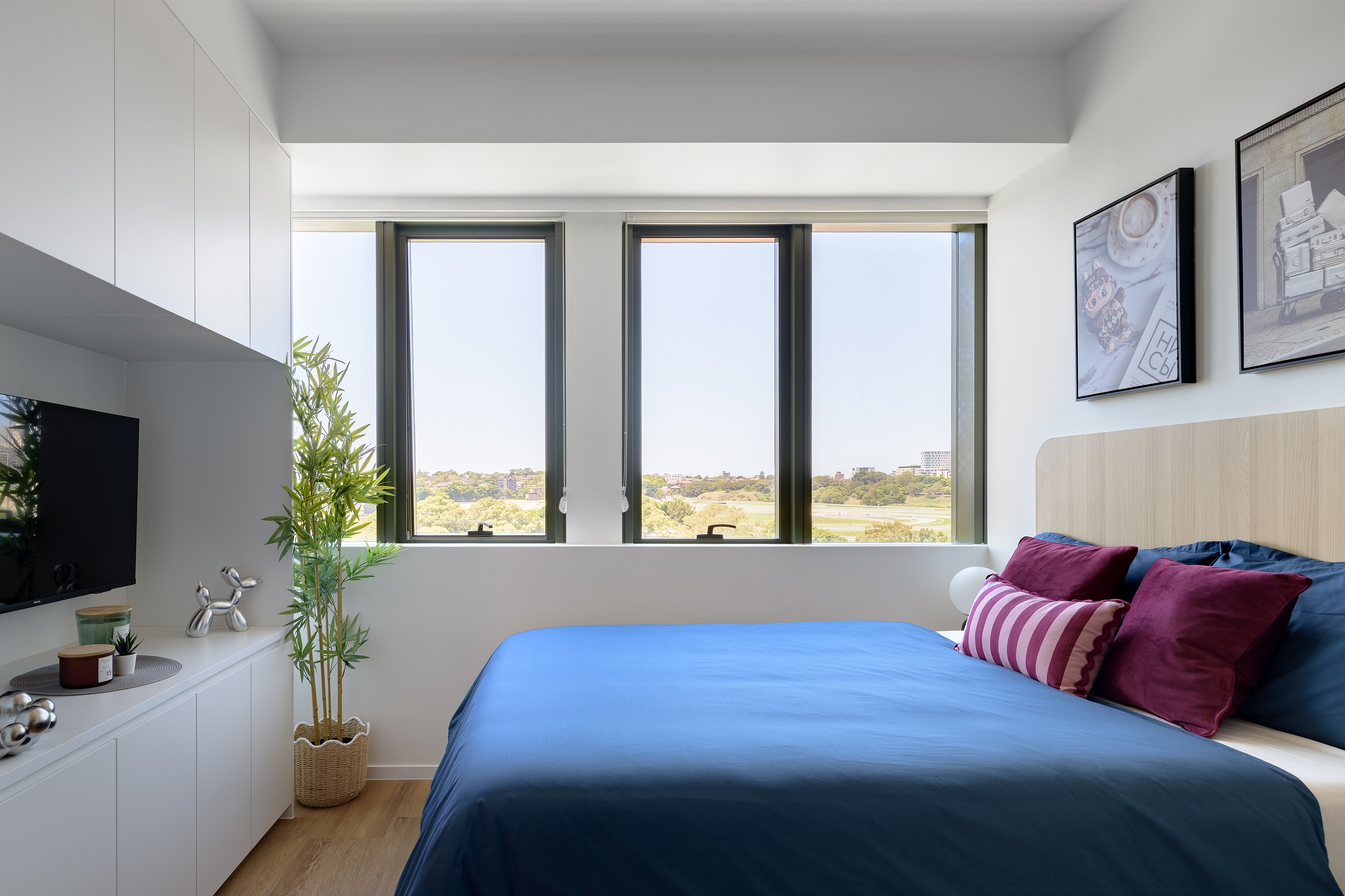 scape lachlan student bedroom kensington Furnished student bedroom at Scape Lachlan purpose-built student accommodation