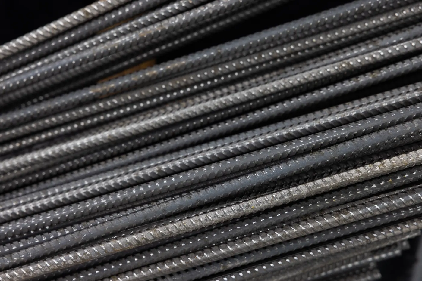 reinforcing steel bars infinity constructions Close-up of steel reinforcement bars for concrete construction